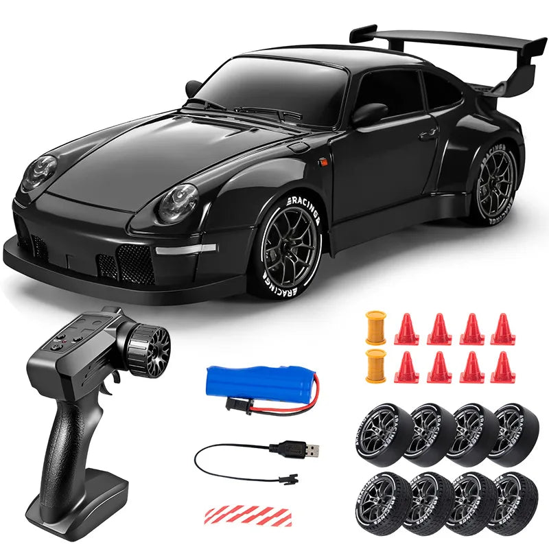 Auto RC de drift 1:24 color negro