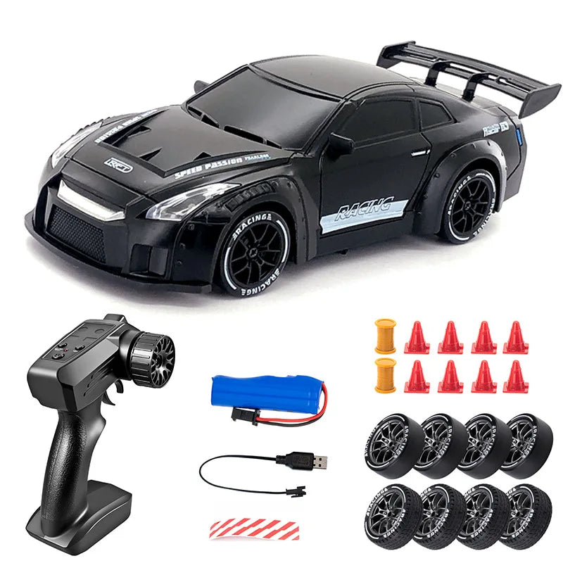 Auto RC de drift 1:24 color negro mate
