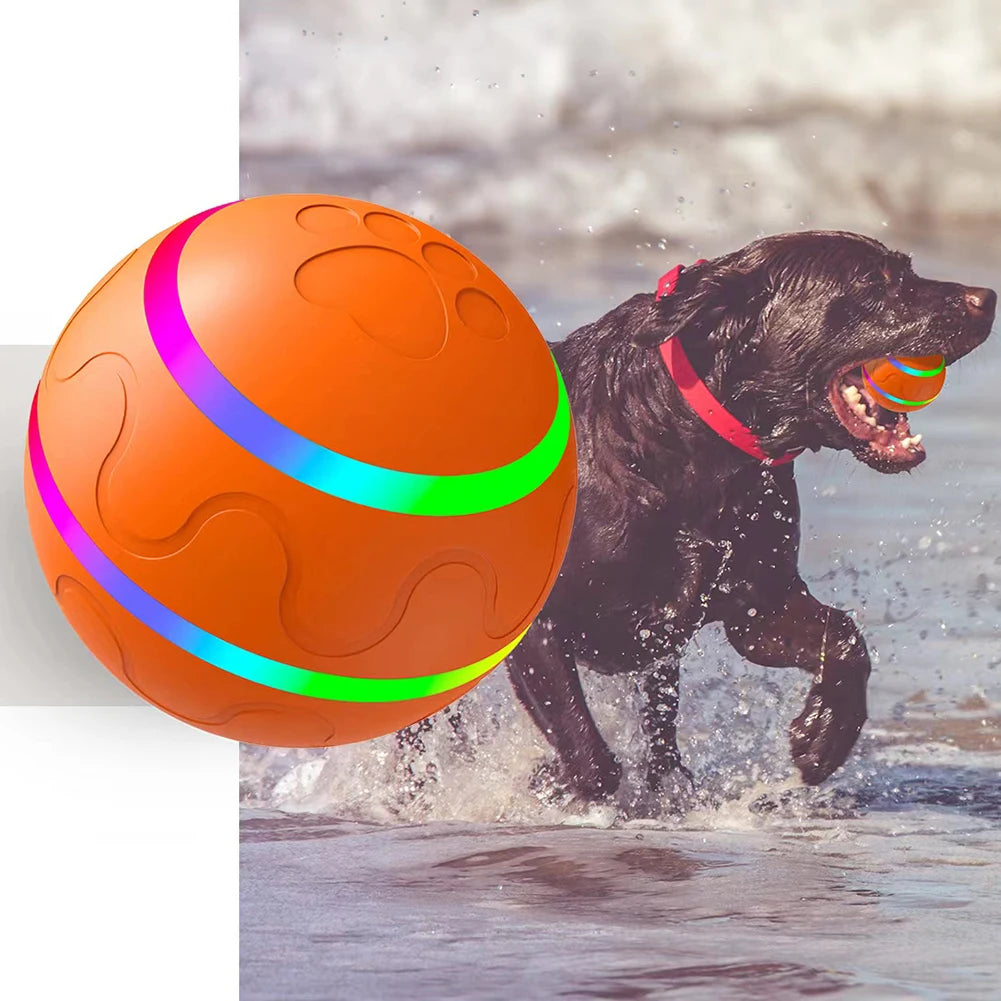 Pelota inteligente luminosa para perros