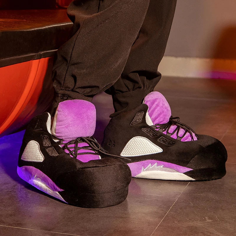 Pantuflas estilo zapatilla de algodón