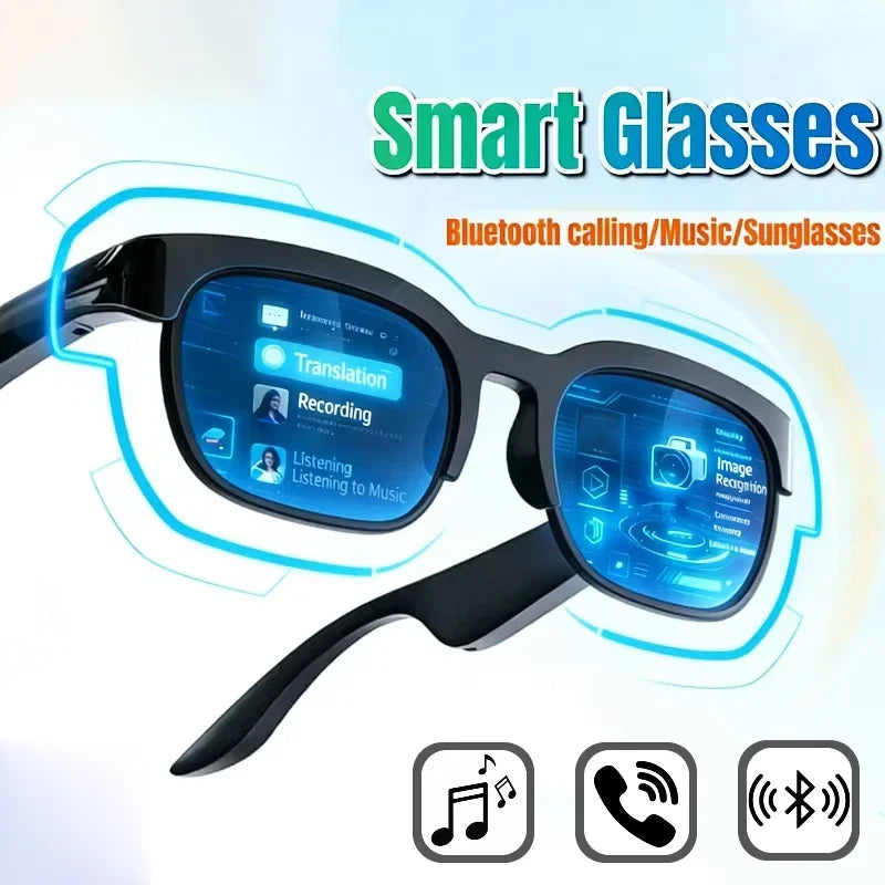 Lentes inteligentes con Bluetooth para llamadas y música