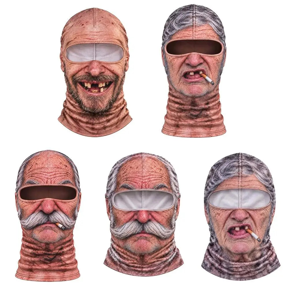 Balaclava 3D divertida, uso al aire libre
