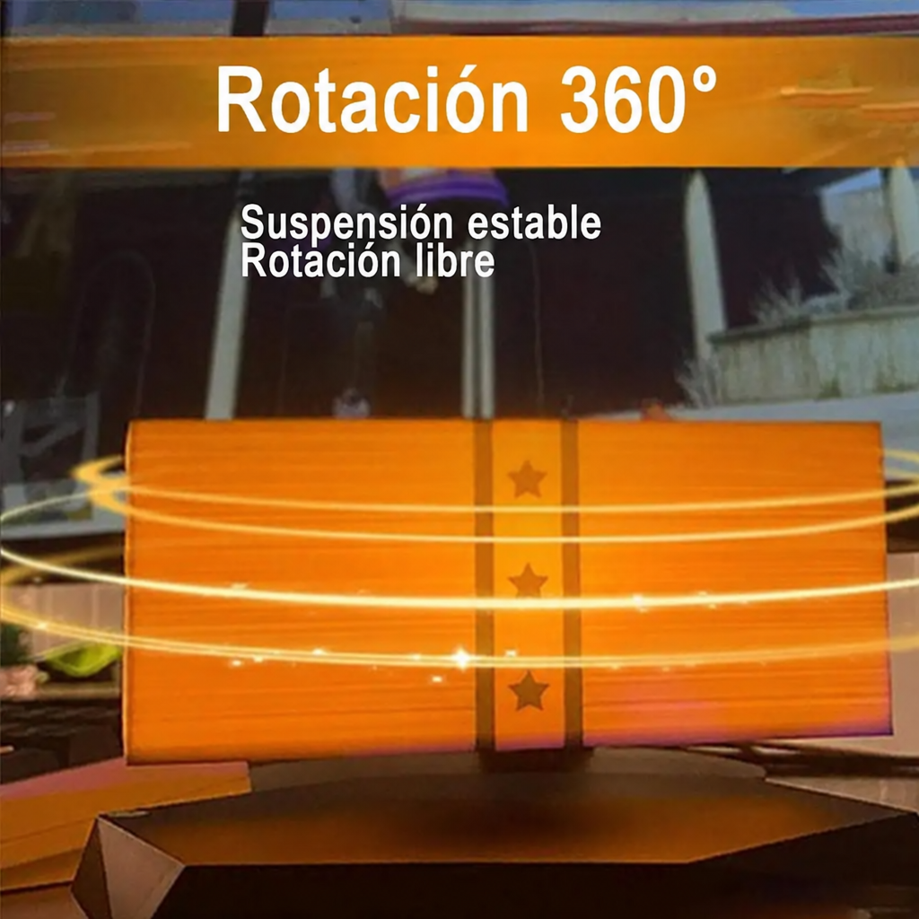 Rotación de 360° con suspensión estable y giro libre