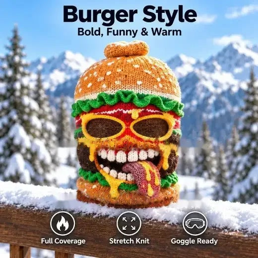 Balaclava emoji hamburguesa