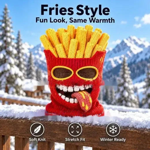 Balaclava emoji papas fritas