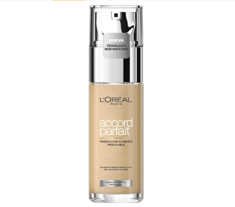 L'Oreal Paris Make-up Designer Accord Parfait, Ligero, Subtono neutro 2.N, 30 ml (Paquete de 1)